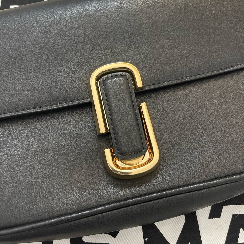 Marc Jacobs J Marc Black Crossbody Chain Shoulder Bag - Picture 3 of 6